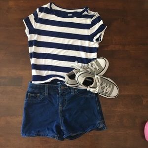 Girls jean shorts